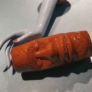 Vintage tiki glass